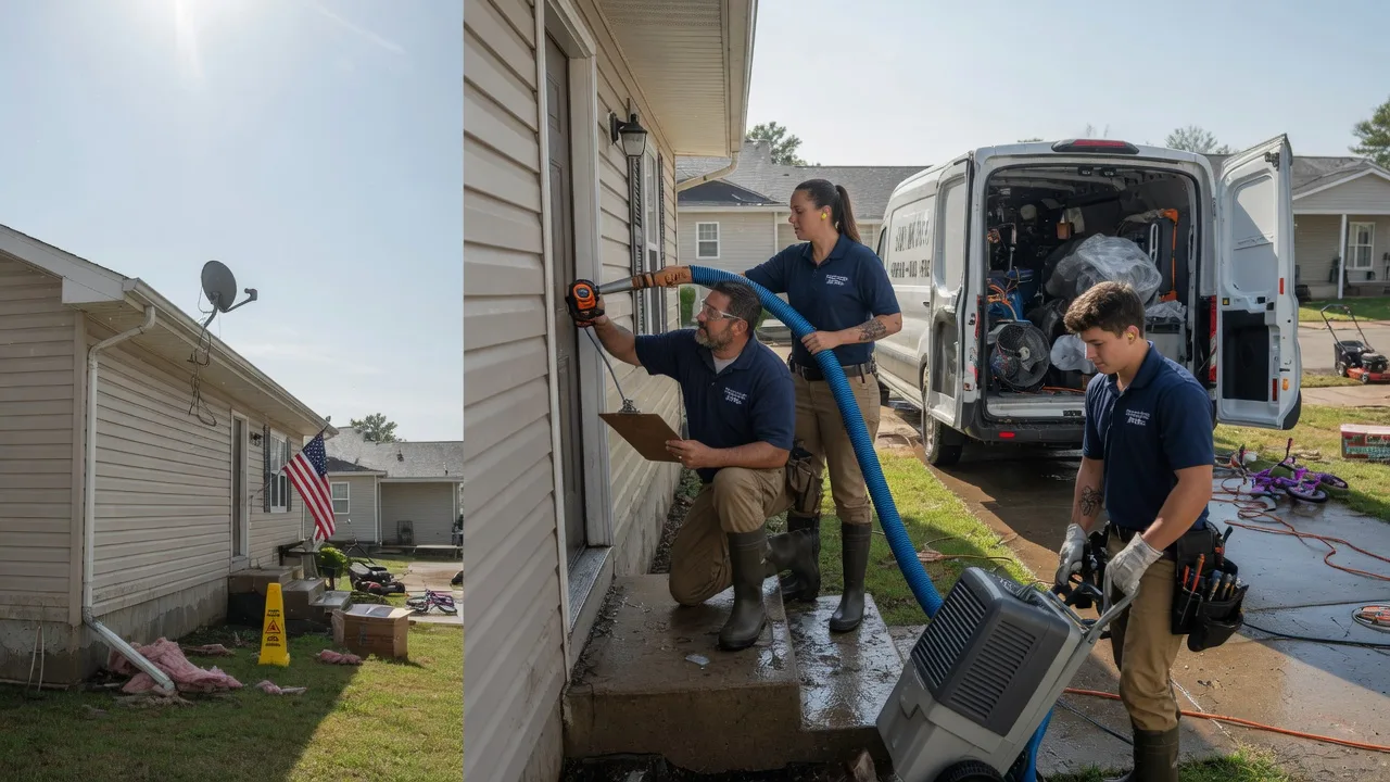 Ceiling Water Damage Restoration in Frierson, LA near me